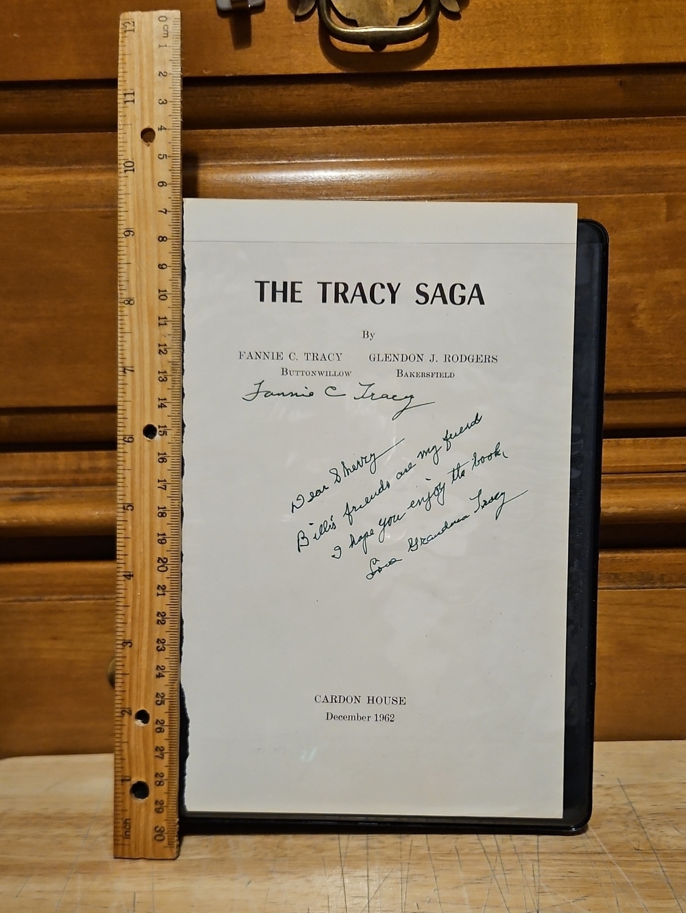 Fannie C. Tracy Autograph Cut Signature